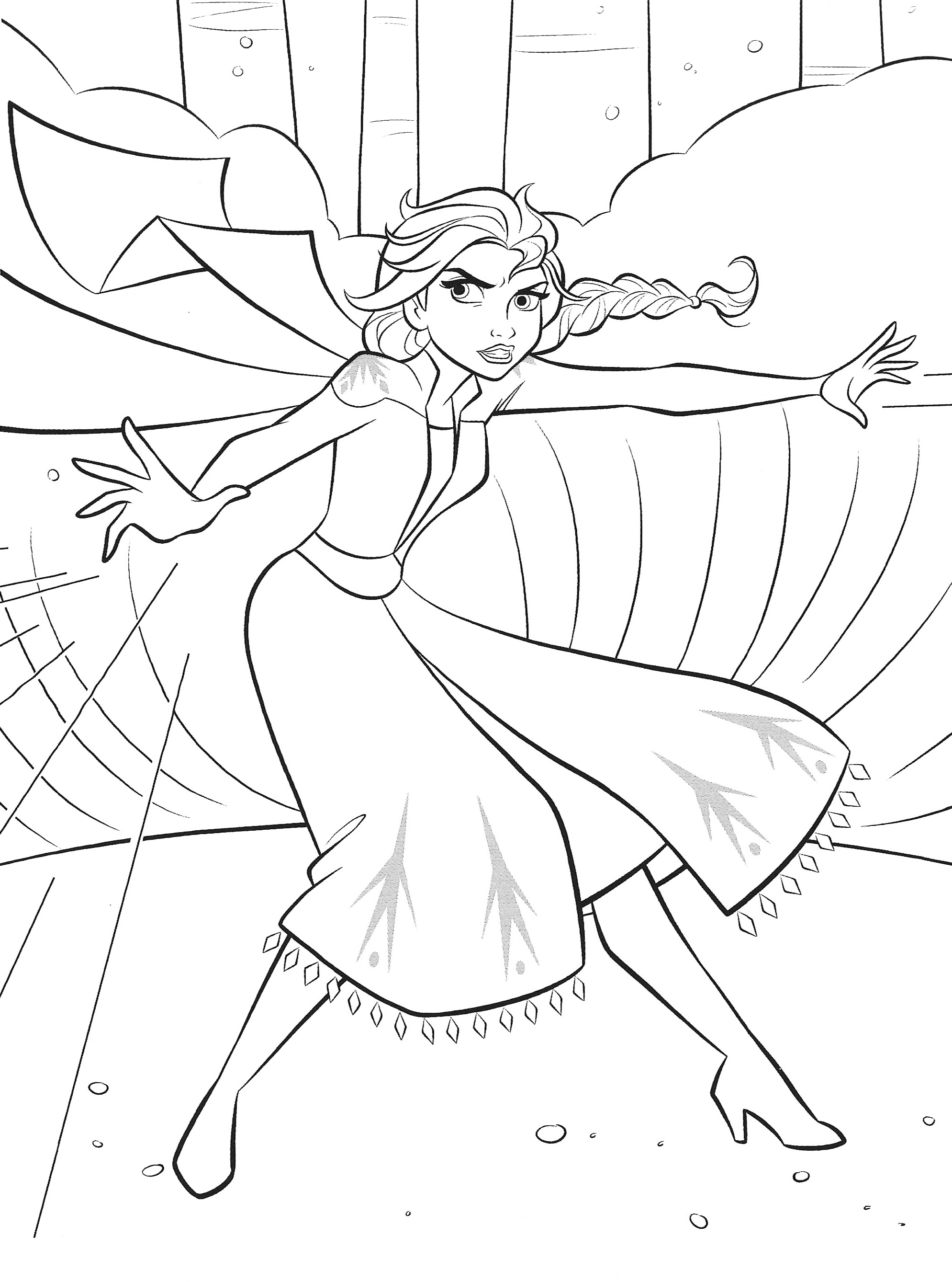 Download Frozen 2 Coloring Pages Into The Unknown - colouring mermaid