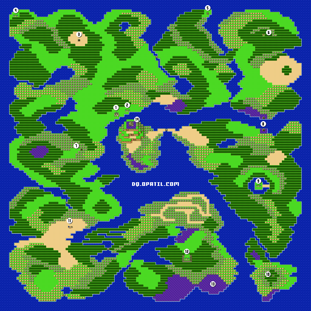 優雅 ドラゴンクエスト 1 地図 100以上の最高の絵のゲーム