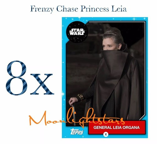 Chase card services and the walt disney company announced an exclusive star wars imperial meet 'n' greet at disneyland & walt disney world resorts, exclusively for disney visa credit. Frenzy Chase Leia 8x Blue Topps Star Wars Card Trader Digital
