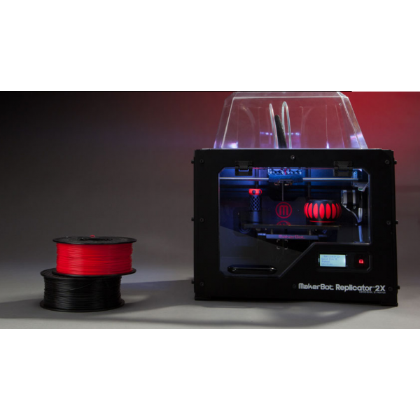 The printer comes with an integrated lcd. 3d Printer Makerbot Replicator 2x