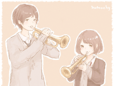 選択した画像 かわいい トランペット 女の子 イラスト 1427 Imagejoshnev