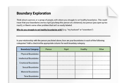 Boundaries Exploration