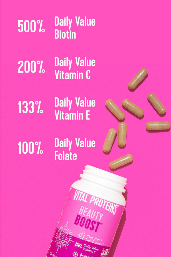 Doctor's best vitamin c is a pretty standard vitamin c supplement. Biotin Pills And Vitamin C Supplement Vital Proteins Beauty Boost