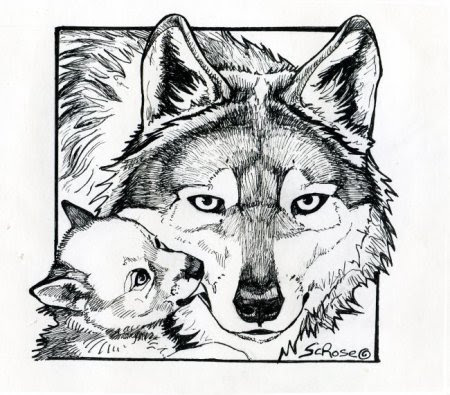 free wolf coloring pages for adults  coloring and drawing