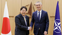 Secretary General welcomes Foreign Minister of Japan to NATO