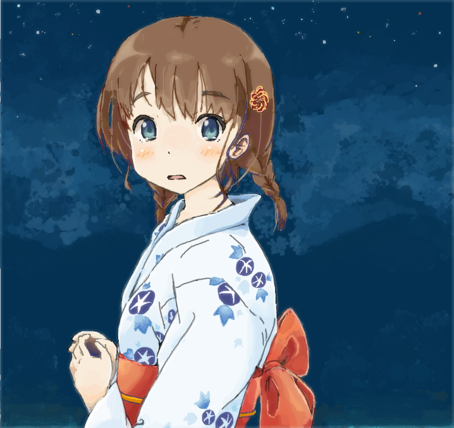 かわいいディズニー画像 上浴衣 可愛い イラスト