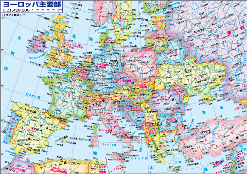 最高のコレクション ヨーロッパ地図国名入り 幼児 小学生 中学生の無料知育教材 無料学習教材プリント