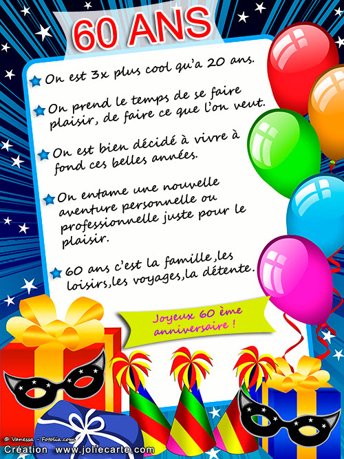 Carte Anniversaire Pour Femme De 60 Ans Zeeep Web