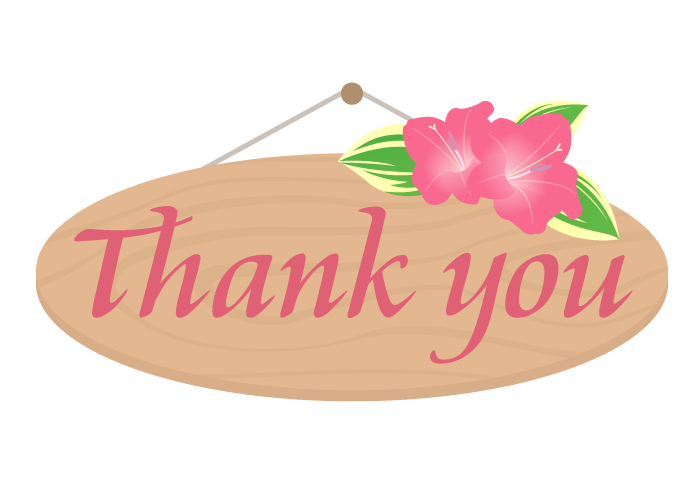 Thank You 飾り 文字 Zorress