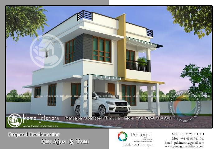 1436 Sq Ft Double Floor Home  Plan  3  Cent  Plot