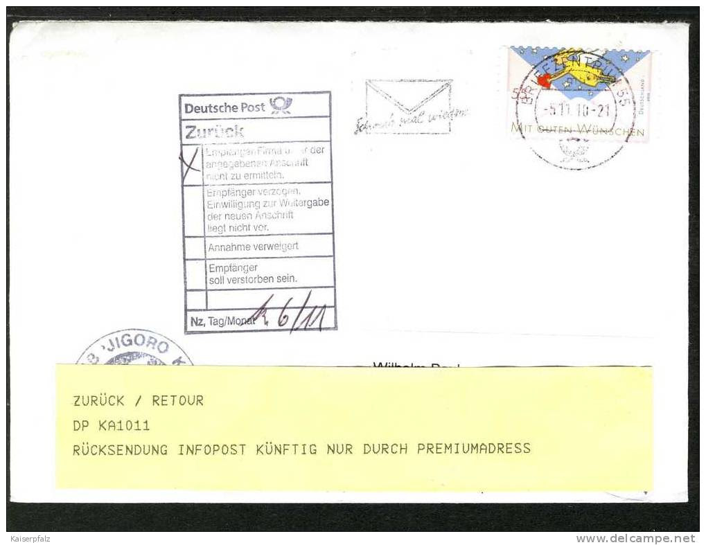 The deutsche post ag, operating under the trade name deutsche post dhl group, is a german multinational package delivery and supply chain management company headquartered in bonn, germany. Welche Retoureaufkleber Und Stempel Gibt Es Auf Briefen Der Deutschen Post Ag