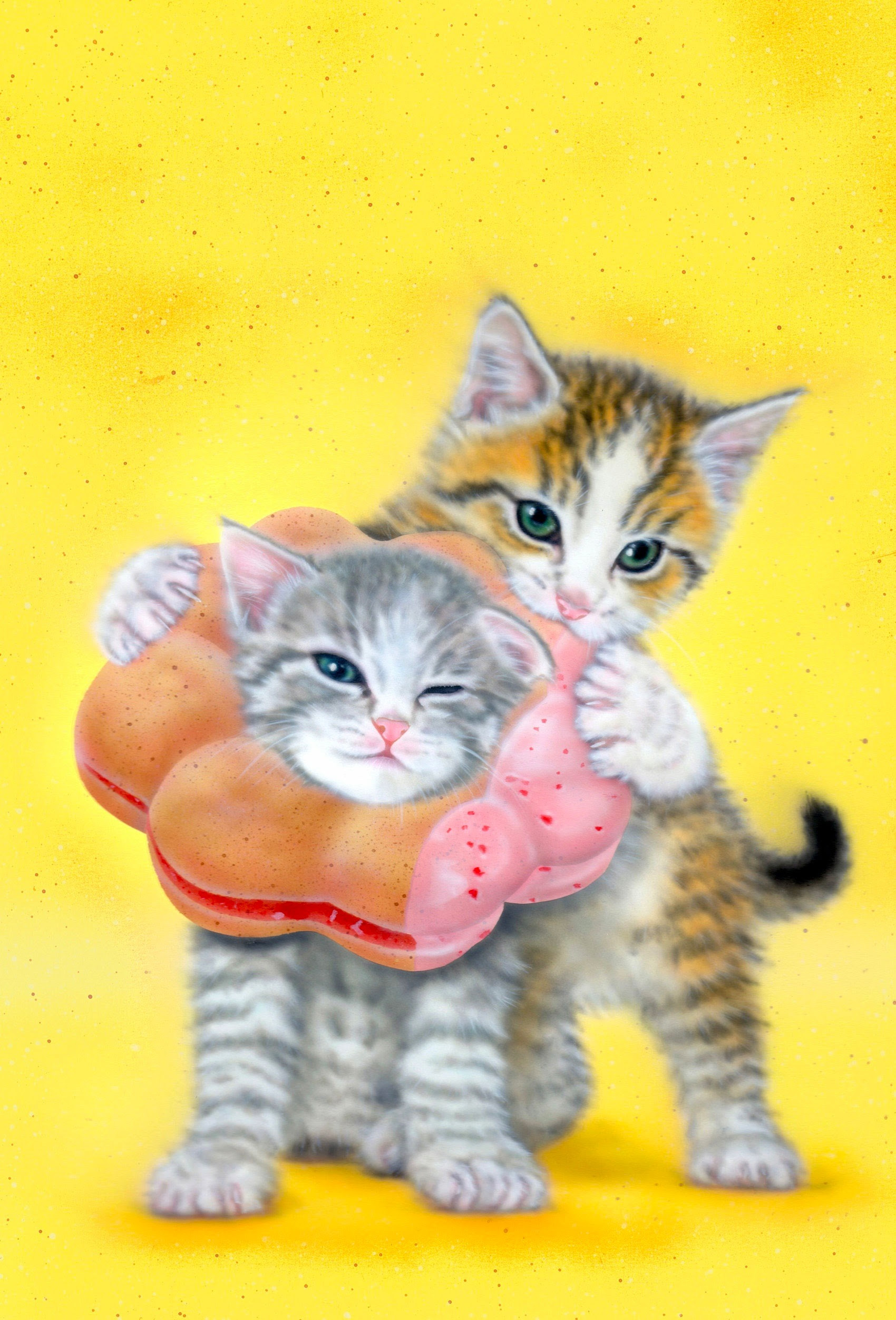 トップ100 子猫 イラスト リアル 最高の動物画像