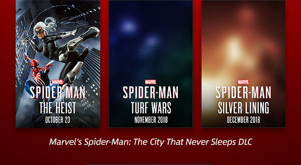 SPIDER-MAN THE HEIST OCTOBER 23 | SPIDER-MAN TURF WARS NOVEMBER 2018 | SPIDER-MAN SILVER LINING DECEMBER 2018 | Marvel's Spider-Man The City That Never Sleeps