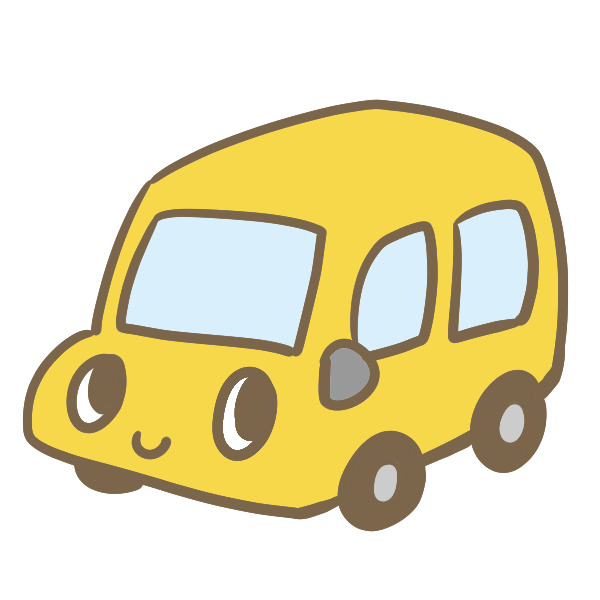 ラブリー車 かわいい イラスト 花の画像