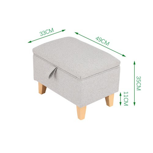 From standard wood and upholstered designs to luxurious velvet and leather styles, you will find storage ottomans an essential item to enhance your living environment, keeping your space tidy and clear. Linen Ottomans Footstool Foot Stool Bench Storage Box Living Room Wooden Legs