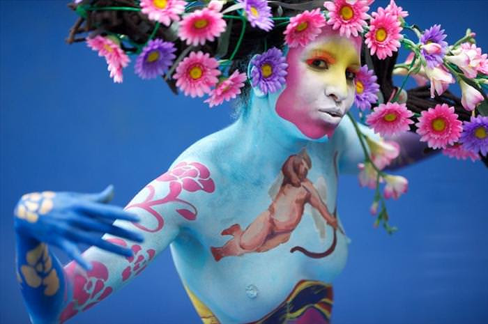 Body paint festival