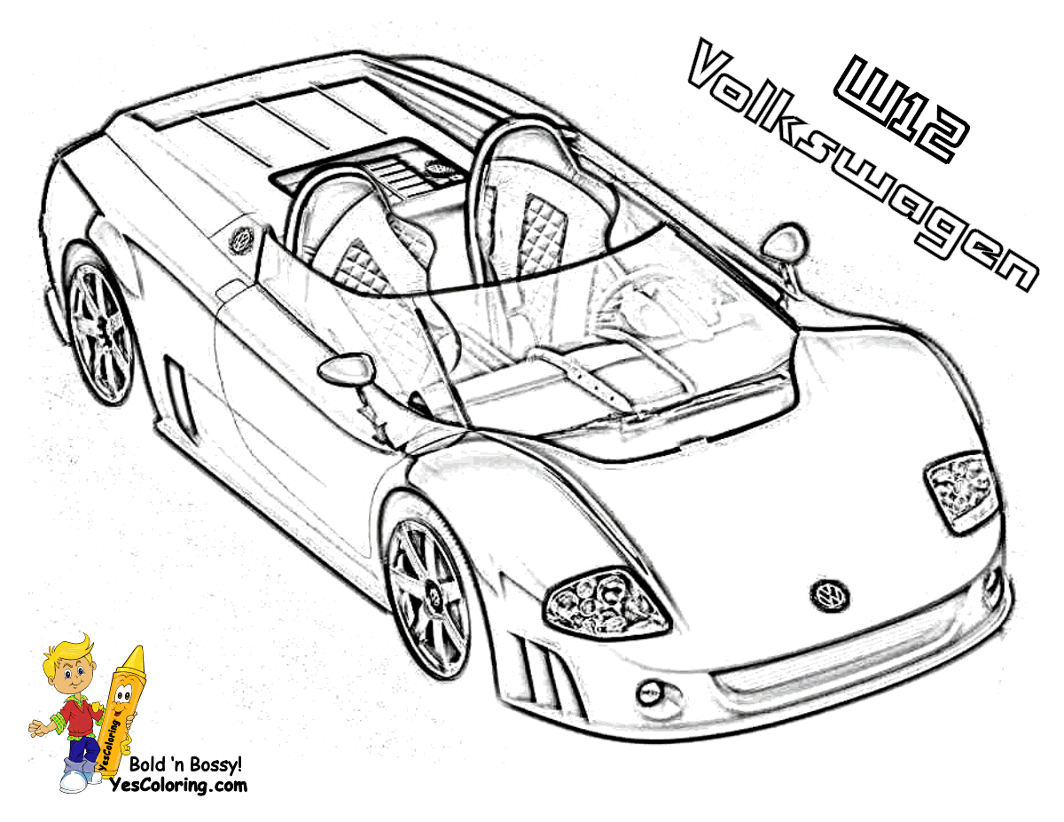 Super Car Nissan 350z Coloring Page Cool Car Printable Free Coloring And Drawing