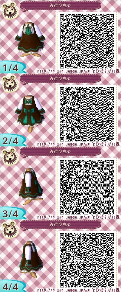 とび 森 Qr コード 可愛い ワンピース