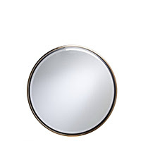 Decorative round wall mirror