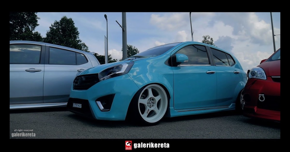 Perodua Axia Modified - Contoh Ups