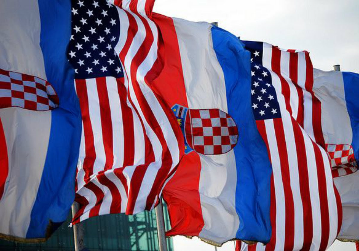 croatia-and-america-flags