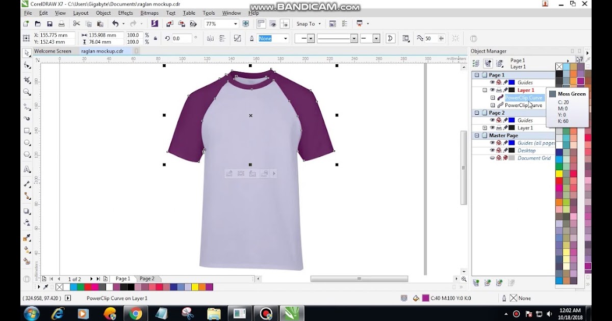 Download Template Mockup Kaos Cdr - Desain Kaos Menarik