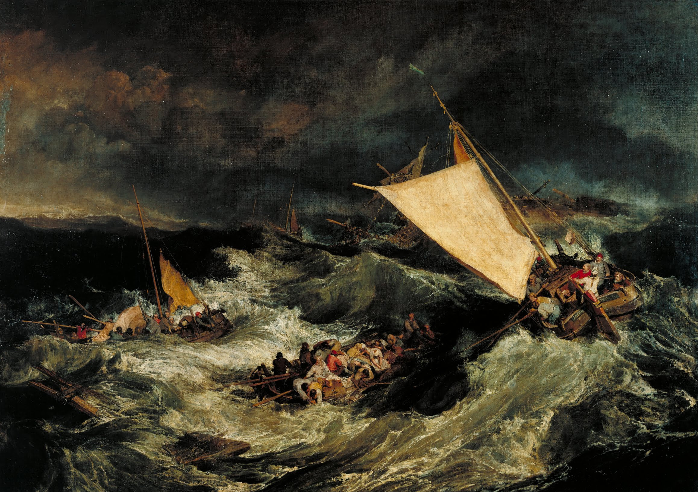Risultati immagini per the shipwreck william turner