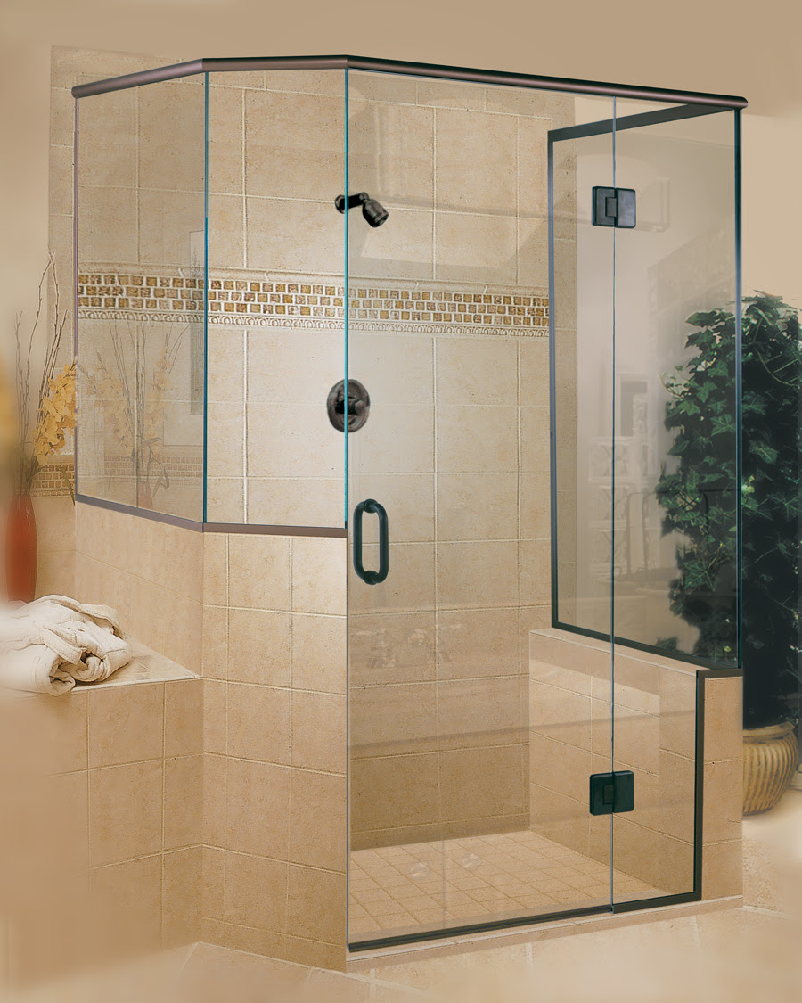 Seal the edges of frameless doors to keep. Denver Shower Door Mfg Inc Agalite 3 8 Glass Frameless Shower Enclosure Image Proview