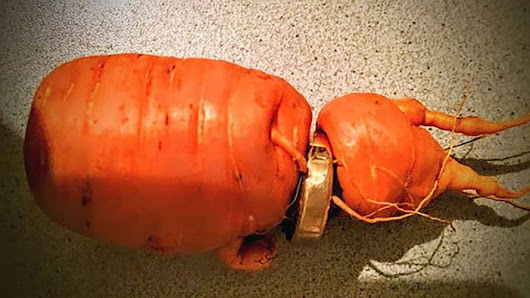 Мужчина нашел кольцо, которое потерял 3 года назад, на моркови . Чёрт побери