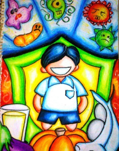 Nutrition Month Poster Slogan - afiqnoisyboy99