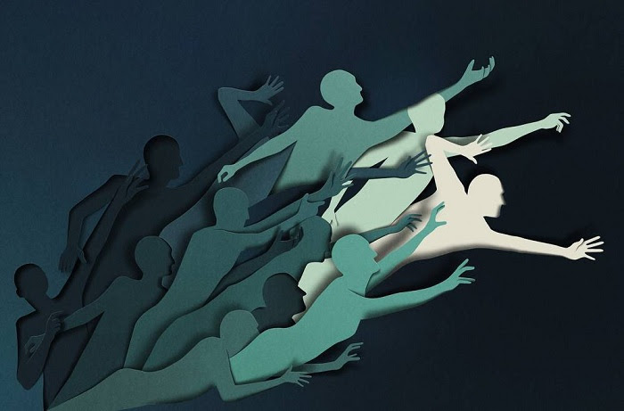 Графические коллажи от Eiko Ojala.