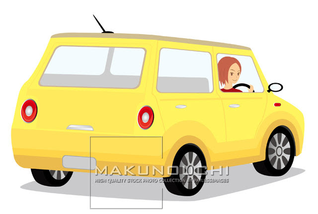 ベスト50 車 イラスト 後ろ向き ディズニー島