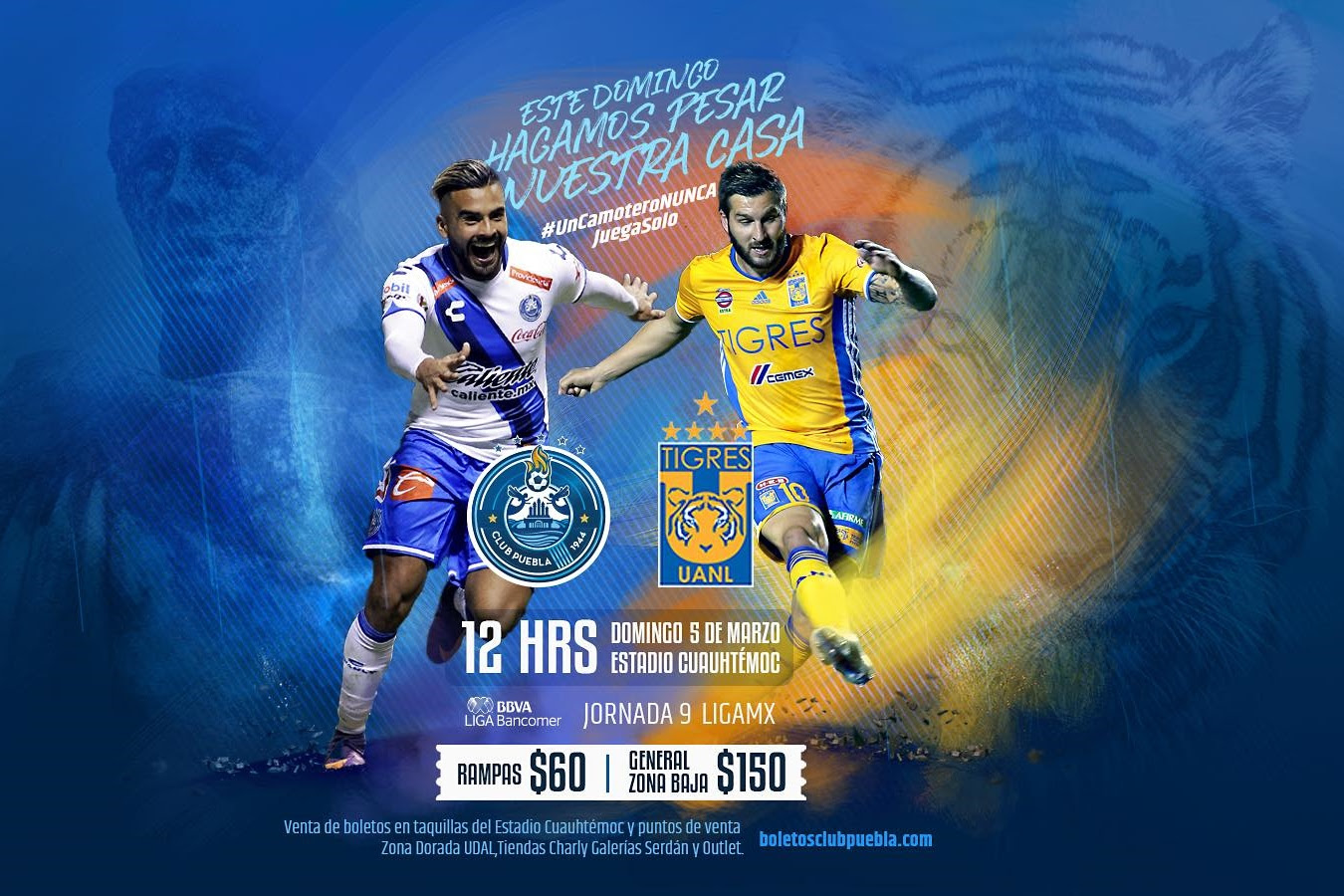 5 * yıllık ilişkimiz boyunca bir kez olsun pişmanlık duymadım. Venta De Boletos Cl2017 J9 Club Puebla Vs Club Tigres U A N L Liga Bancomer Mx Domingo 12hrs Puebla Expres