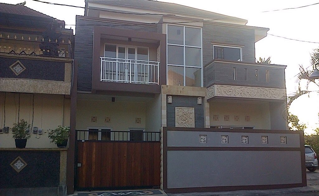  Gambar Rumah Minimalis 2 Lantai Ukuran 5X7  Contoh Desain 