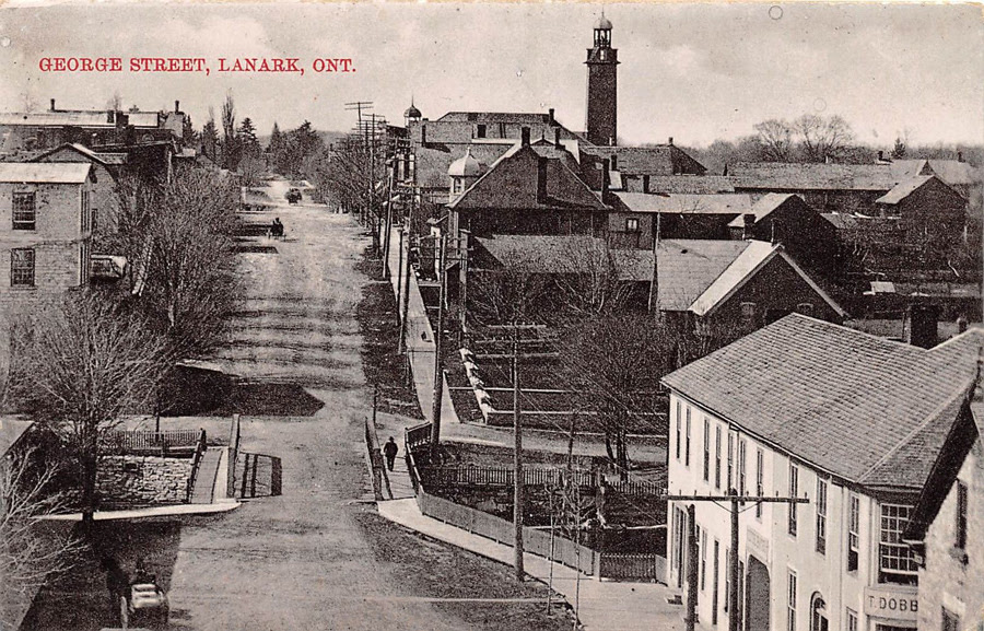 Map of the indian territory showing the progress and status of townsite surveys : Villages Of Lanark County
