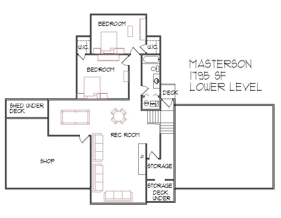 Split bedroom house plans generally use floor space more efficiently. Split Level House Floor Plans Designs Bi Level 1300 Sq Ft 3 Bedroom