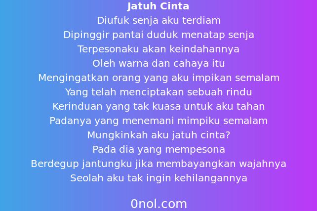  Puisi  Cinta Dalam Islam Untuk Kekasih  Pantun Cinta