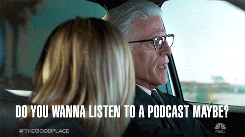 Good Place podcast gif 
