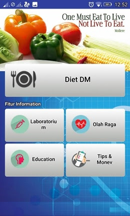 Pentingnya makanan diet @ eat clean yang betul, barulah berat badan senang turun! Pemanfaatan Teknologi Android Pada Pengaturan Makan Diet Diabetes Melitus Rumah Sakit Dokter Hasan Sadikin Bandung