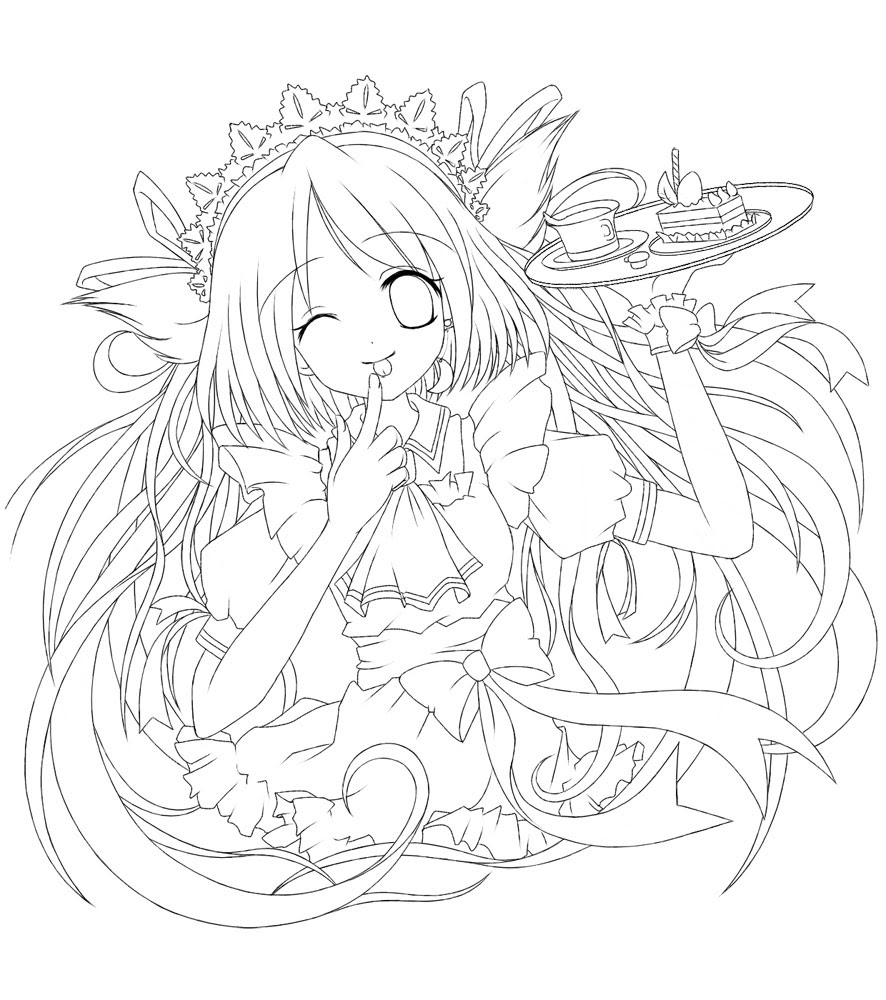 かっこいい かわいい 塗り絵 イラスト 女の子 最高の画像壁紙日本aad