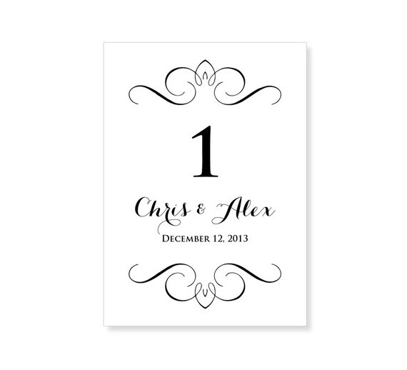 Free Free 162 Free Svg Wedding Table Numbers SVG PNG EPS DXF File