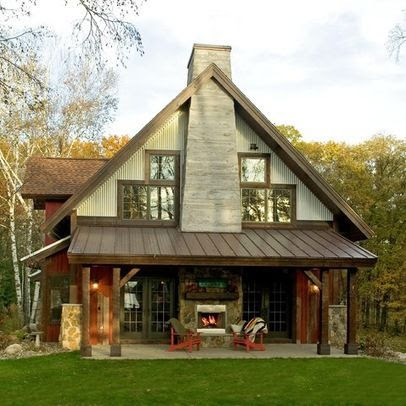 • custom built stairway to loft. Barn House Shell