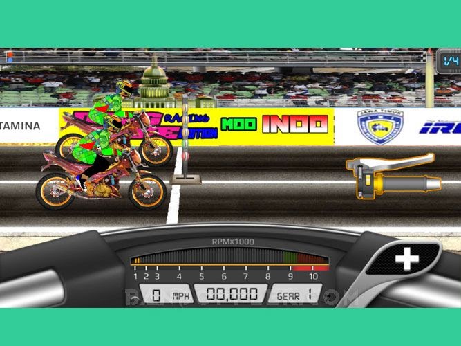 Download Game Drag Bike 201M Sebarkancara  Drag King  201m thailand