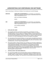 Ein beitrag zum thema einräumung von nutzungsrechten im urheberrecht (lizenzvertrag). Lizenzvertrag Fur Video Clip Vorlagen Und Muster Biztree Com