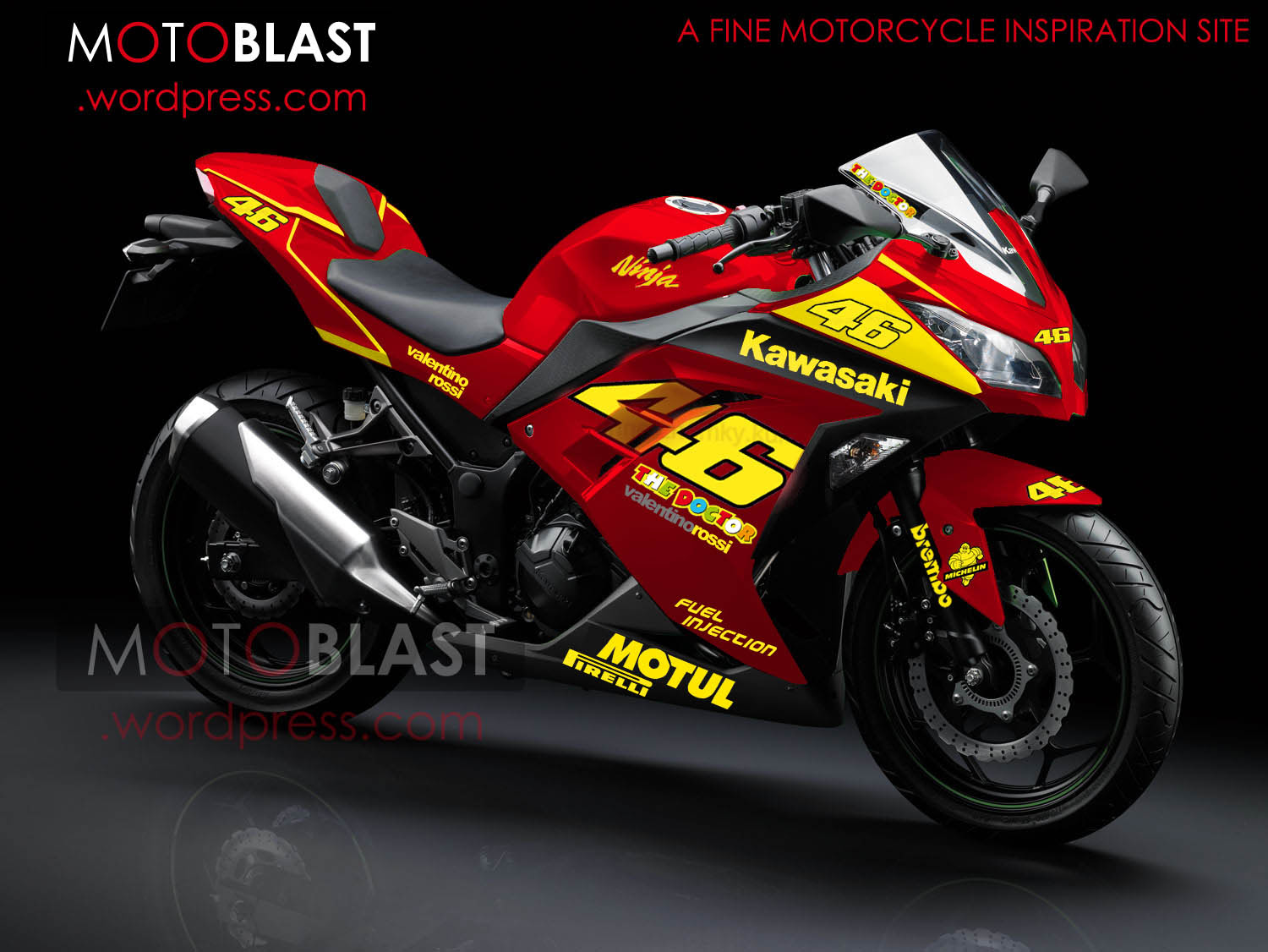 90 Modifikasi Motor Ninja Rr Warna Merah Sobat Modifikasi