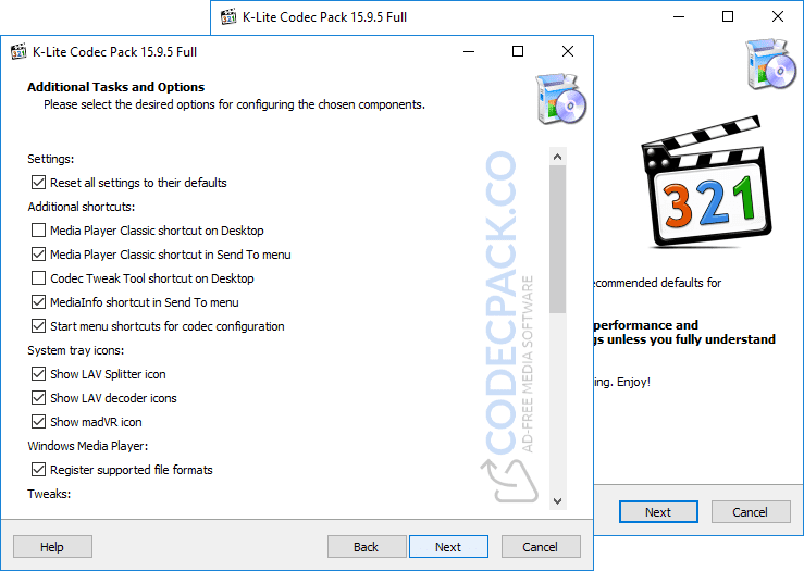 K Lite Codec Pack Download 64 / K-Lite Codec Pack 64-bit screenshot - We don't recommend ...