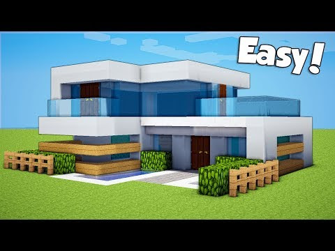 › modern houses in minecraft tutorial. Minecraft How To Build A Small Easy Modern House Tutorial Minecraftvideos Tv