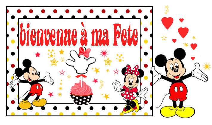 Carte D Anniversaire A Imprimer Mickey Mickey Fiolazoezoey Blog