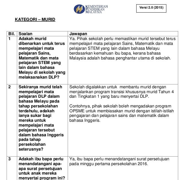 Contoh Soalan Dlp Matematik Tahun 1 - Rimawas