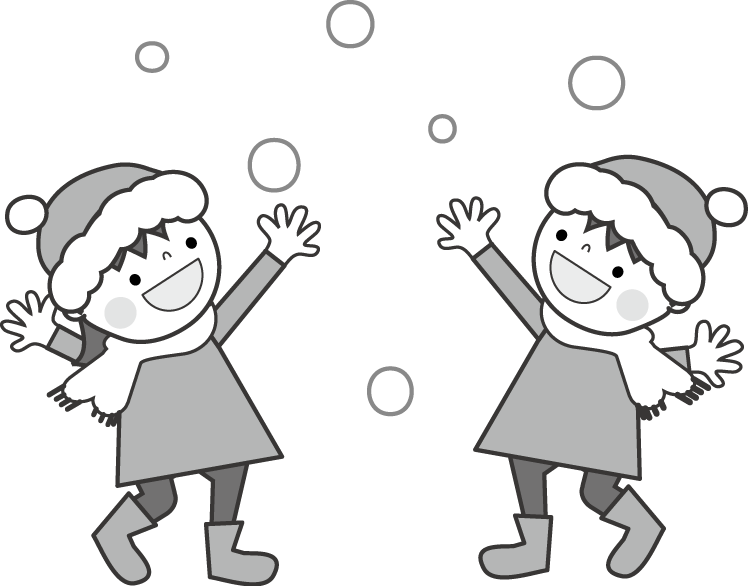 動物画像無料 最高の冬 イラスト 白黒